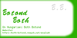 botond both business card